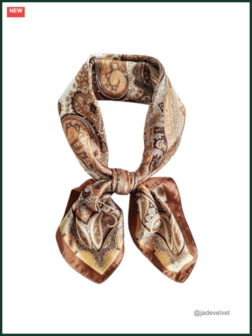 Satin Head Scarf Silk Like Women's Hair Scarf 27x27 Purse Scarf Bandana